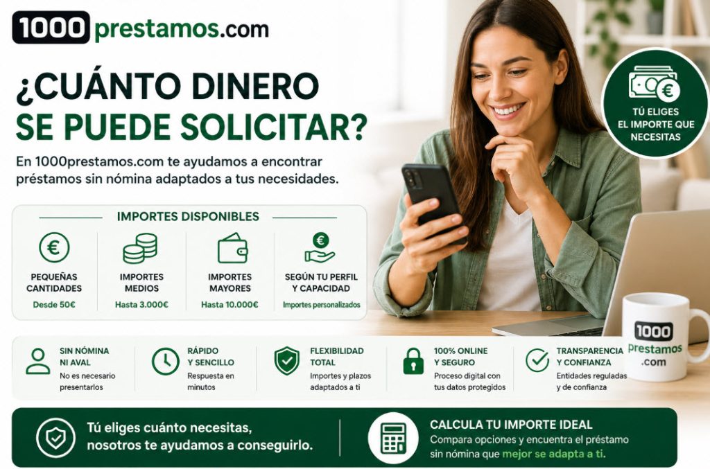 cuanto dinero se puede solicitar